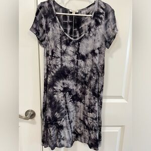 Woman’s tie dye tshirt dress size medium